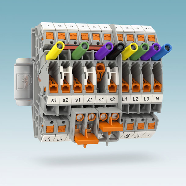 MORSETTI CONVERTITORI CON CONNESSIONE PUSH-IN LATERALE